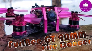 ✔ FPV Микро Квадрокоптер - FuriBee GT 90mm Fire Dancer! Gearbest