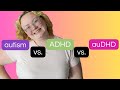 Autism Only vs. ADHD Only vs. auDHD | The Neurocuriosity Club