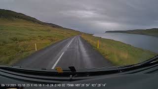 Traveling in Iceland to the East side of the Westfjords Vestfirðir