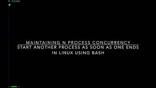 Efficient Task Parallelism on Linux: Concurrent Process Execution with Bash