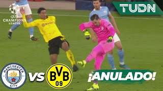 ¿ERROR ARBITRAL? ¡Gol anulado! | Man City 1-0 Dortmund | Champions League 2021 - Cuartos Ida | TUDN