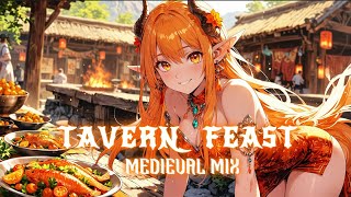 TAVERN FEAST MUSIC MIX (MEDIEVAL VIBES)  | 2 HOURS FOR WORK, GAMING & WORKOUTS 🎸✨