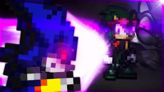 Scourge vs Metal Sonic Sprite Animation (Animated by Bs anima)