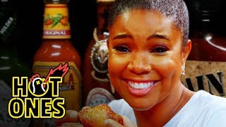 Gabrielle Union Impersonates DMX While Eating Spicy Wings | Hot Ones