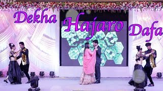 Dekha Hazaro Dafa || Couple Dance || Sangeet Wedding || Krazzy Group