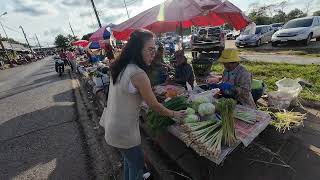 เลาะซื้อผักตลาดอำเภอพิบูลจ้า #กดติดตาม #cooking #food #คนอีสาน #อุบลราชธานี