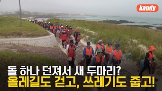 해양쓰레기 2만 톤…“다같이 줍자! 제주 한 바퀴” / KBS  2023.06.02.