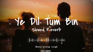 Ye Dil Tum Bin Slowed Reverb Song • Bhanu Pratap Singh • Lo-fi Song • 🥀🎧