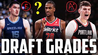 Grading EVERY Pick Made In The Top 10 Of The 2024 NBA Draft...