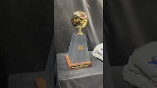 Iona Gaels 2023 women’s MAAC BASKETBALL CHAMPIONS trophy at boardwalk hall Atlantic City.