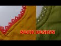 fashion design stylish no 6566 neck design cutting and stitching