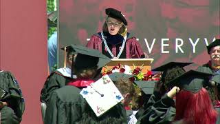 2024 Grinnell College Commencement Closing Remarks and Cap Toss with President Anne F. Harris