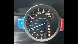 Ford Explorer 3.5  0-120 km/h acceleration. Model 2014