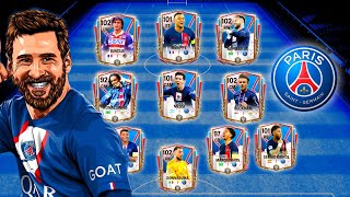 I Built Legendary PSG Squad Ft Messi, Neymar, Ronaldinho - Special Edition Squad