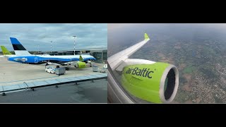 The AMAZING Air Baltic and their A220-300. London to Riga