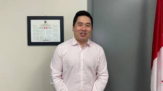 Message from MP Shaun Chen, Scarborough North, Ontario