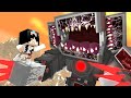 Monster School : Zombie Titan TV Man and Sadako - Minecraft Animation