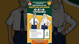 10 hari lagi penerimaan pendaftaran calon ketua OSIS UPT SMPN 2 Blambangan Umpu. #osis #pilketos