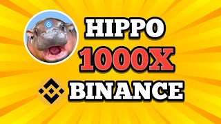 🎊SUDENG ($HIPPO) COIN PREDICTION || BINANCE SPOT LISTING || 1000X POTENTIAL ???