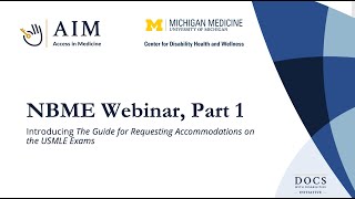 NBME Guide for Requesting Accommodations on the USMLE Step exams: Introducing the guide!