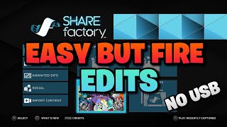 5 Easy & Fire Effects On SHAREfactory Without A USB