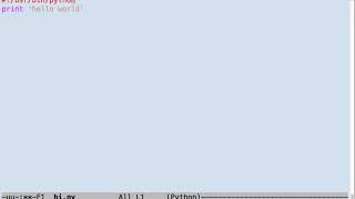 Running python code in a shell, also how to run scripts without calling python