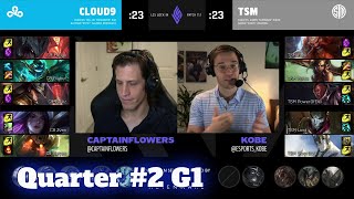 Cloud 9 vs TSM - Game 1 | Quarter Finals LCS Lock In 2021 | C9 vs TSM G1