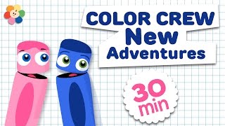 Learning Colors for Kids | Color Adventures and Color Songs | Color Crew Compilation | BabyFirst