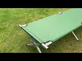 folding field military portable camping bed folding up bed for camping