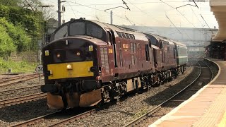 Fab Acton At Lancaster Station 7/5/24 Pair West Coast Railways 37s And HST Measuring train much more