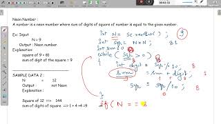 Neon number program | Java ICSE class 9th 10th | Hindi English