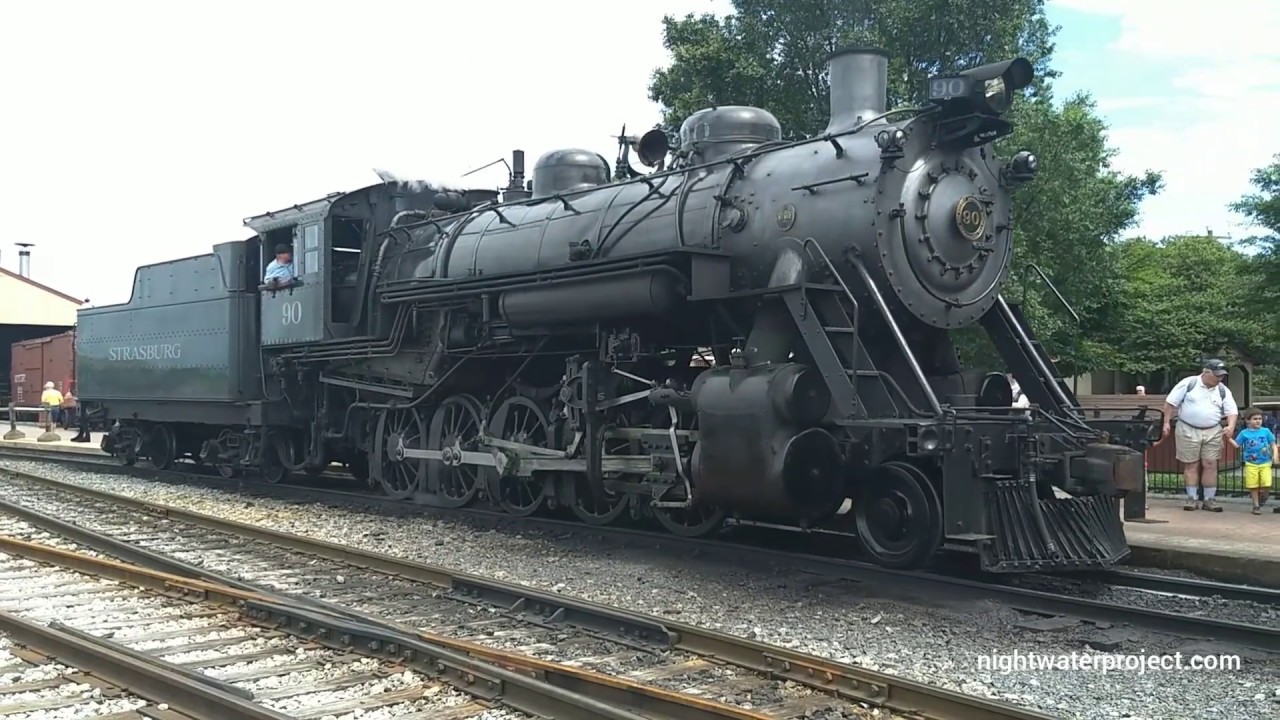 Strasburg Railroad - A Ride On #90 - YouTube