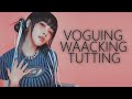 voguing, waacking & tutting in k-pop