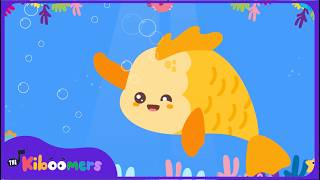 🎨 Bubble Bubble Fish Song | Learn Colors & Say Hello! 🐟🫧 | The Kiboomers