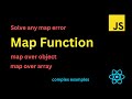 Object.map is not a Function Error in React || Map Function Explained in React JS with Examples