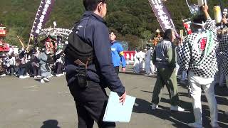 釜石まつり　尾崎神社、山神社神輿合同祭　2024.10.20　シープラザ釜石駐車場