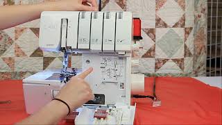 Bernina L460 overlock easy threading serger