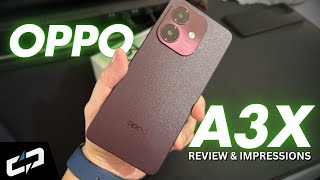 OPPO A3x Review - The Experience of using an Entry Level Device in 2025