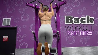 Hourglass Back Workout at PLANET FITNESS