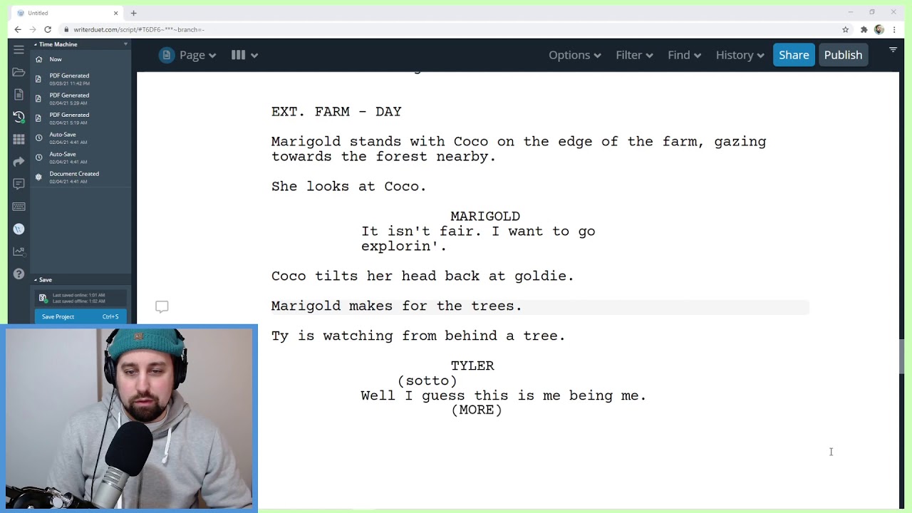 Untitled Script Read Through Youtube