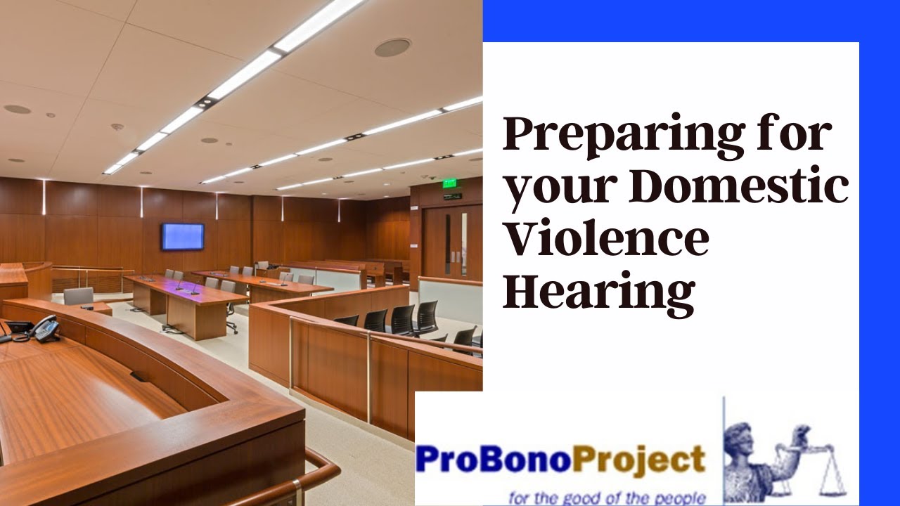 5. Preparing For Your Domestic Violence Hearing - YouTube