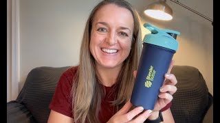 BlenderBottle Strada Shaker Cup Insulated Stainless Steel Water Bottle w/ Wire Whisk, 24 oz- REVIEW