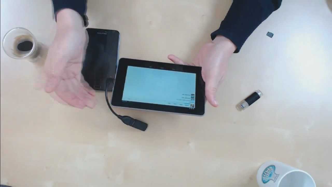 Comment Connecter Et Exploiter Une Clé USB Sur Une Tablette Android ...