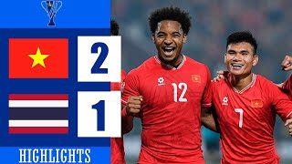 Vietnam vs Thailand 2-1 Highlights Goals | ASEAN Championship, FINAL 2024