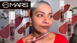 BARE SKIN SWATCHES FOR NEWLY LAUNCHED MARS LIPSTICK//MUSE MATTE LIPSTICK//BWF