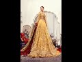 ZainabJees Brings you Asifa & Nabeel Bridal Collection VINTAGE GOLD 3Pc Fully Hand Made