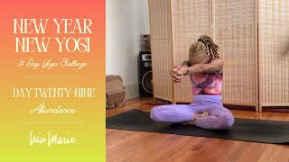 DAY 29 - Abundance - Yoga to Attract Abundance | 💛 NEW YEAR, NEW YOGI CHALLENGE WITH NICO 💛