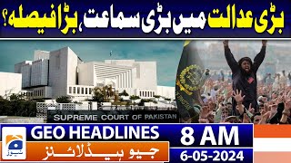 Geo Headlines 8 AM | High-level Saudi delegation lands in Pakistan for investment talks | 6 May 2024