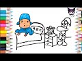 Drawing And Coloring Pocoyo And Pato 👶🦆,Drawings For Kids