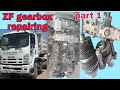 isuzu truck ZF gearbox fault repairing isuzu FVZ 280 part 1